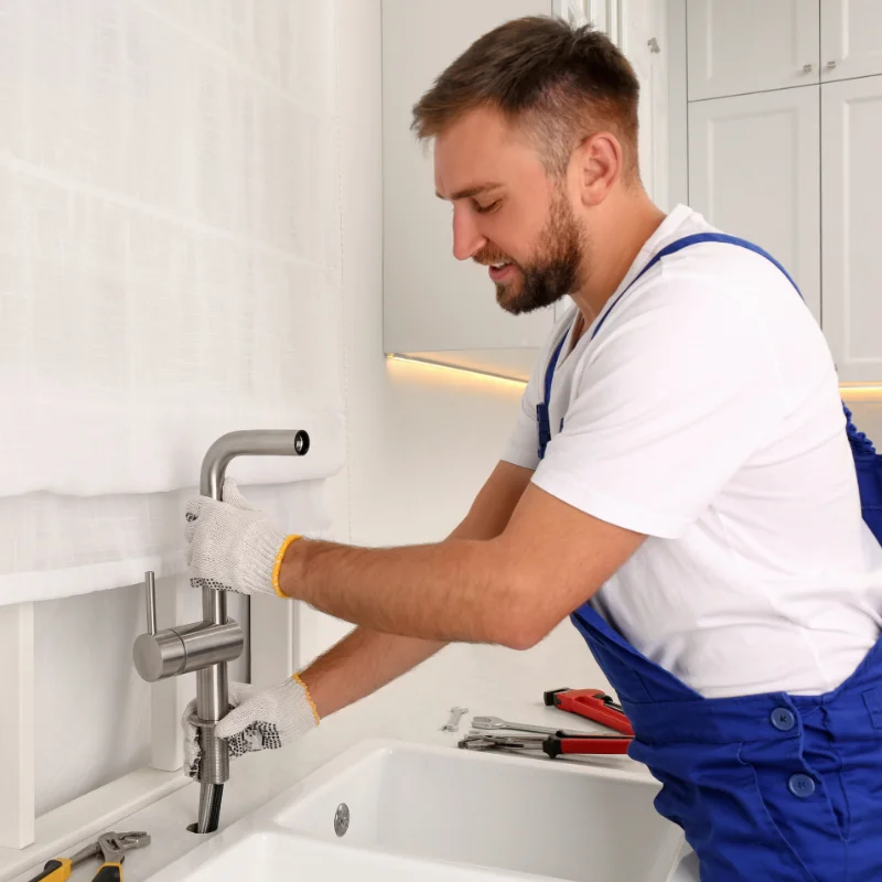 Plombier certifié installant une robinetterie moderne à Hochelaga-Maisonneuve, Montréal.