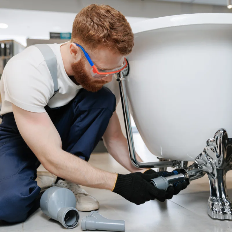 Plombier installant et remettant à neuf un système de plomberie à Hochelaga-Maisonneuve, Montréal.